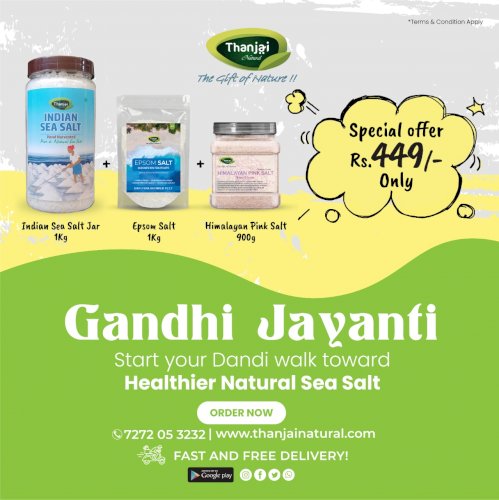 Gandhi Jayanti Salt Combo Offers