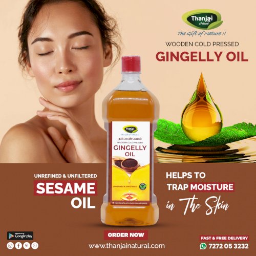 Gingelly Oil / Sesame Oil Unrefined Wooden Cold Pressed