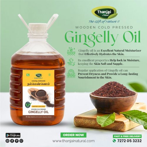 Gingelly Oil / Sesame Oil Unrefined Wooden Cold Pressed