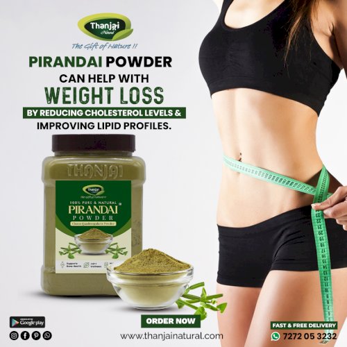 Thanjai Natural Hadjod powder | Asthishrunkala | Pirandai powder