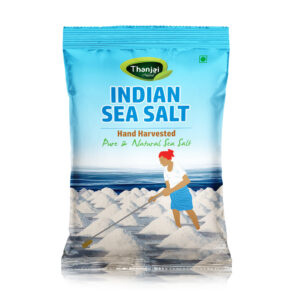 Thanjai Natural Indian Sea Salt, | Crystal Form | Traditionally Hand-Harvested & Sun-Dried | 100% Natural, No Artificial Iodine, No Additives, Hygienically Packed
