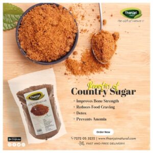 Thanjai Natural Pure Country Sugar (Pouch)