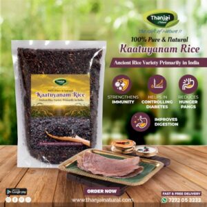 Thanjai Natural Kaatuyanam Rice 100% Natural Traditional Rice