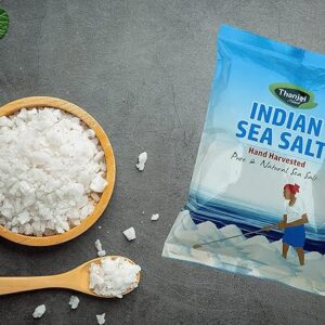 Thanjai Natural Indian Sea Salt, | Crystal Form | Traditionally Hand-Harvested & Sun-Dried | 100% Natural, No Artificial Iodine, No Additives, Hygienically Packed
