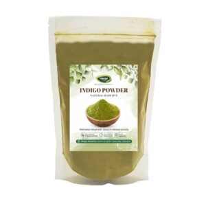 Thanjai Natural Indigo Powder (Indigofera Tinctoria) for Natural Hair Color, Hair Care & Hair Growth