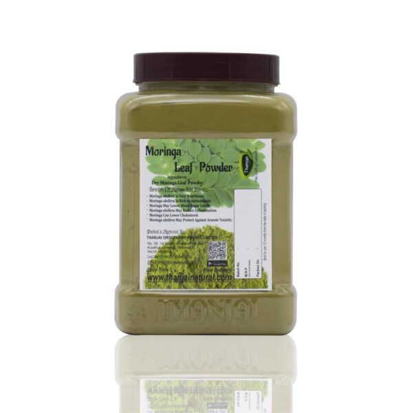 Thanjai Natural Moringa Leaf Powder (jar) 100% Natural - Image 2