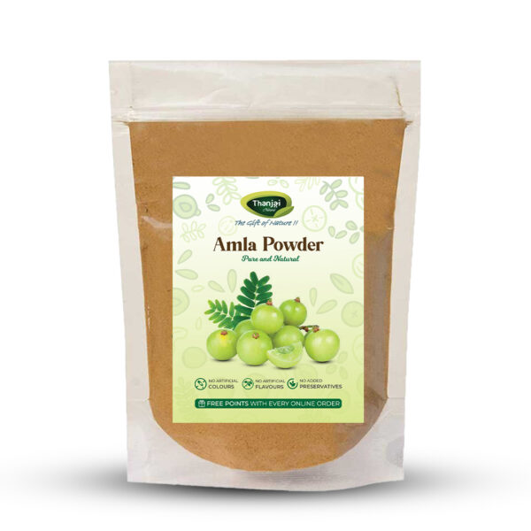 Thanjai Natural Pure Amla Powder for Hair Growth Eating, Drinking & Skin
