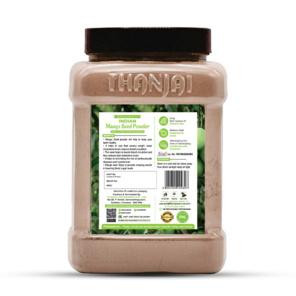 Thanjai Natural Mango Seed Powder (Jar) 100% Natural - Image 2