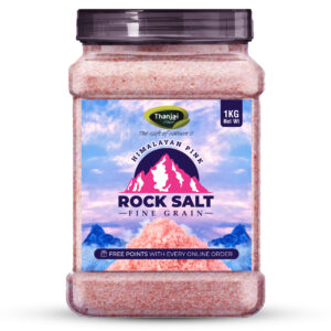 Thanjai Natural Himalayan Pink Rock Salt Fine Grain Powder (Jar)