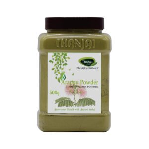 Thanjai Natural Arappu Powder 100% Natural Albizia Amara Arappu Powder Traditional Hair wash & Hair conditioner (Jar)